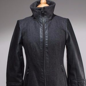 Michael Michael Kors Black Gray Wool Blend jacket
